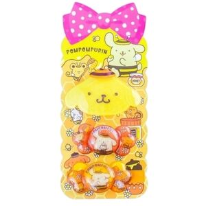 Sanrio Pompompurin Honey Bee Hair Accessory Set 3 pack